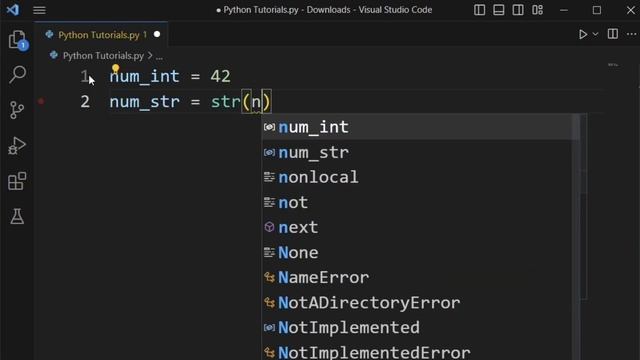Type casting in Python смотреть онлайн