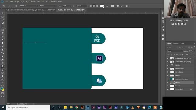How To Create Banner in Adobe Photoshop CC 2019 смотреть онлайн