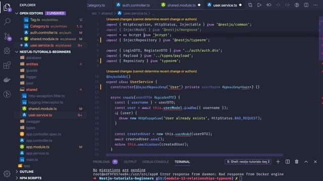 NestJS Tutorial for Beginners (Crash course) With Mysql & TypeORM #29 смотреть онлайн
