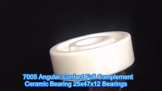 7005 Angular Contact Full Complement Ceramic Bearing 25x47x12 Bearings смотреть онлайн