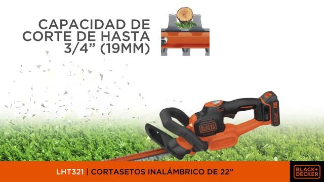 LHT321 - Corta Setos Inalámbrico de 20V смотреть онлайн