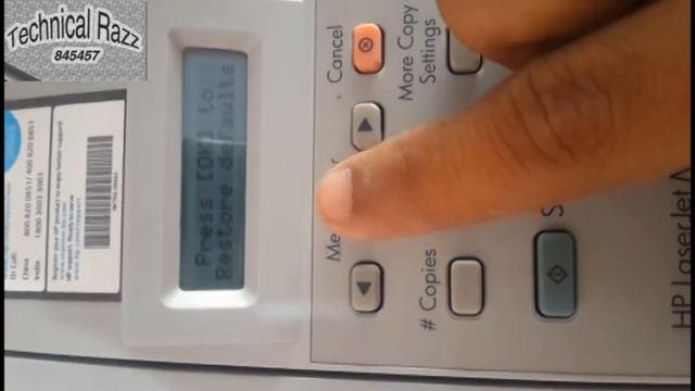 How To Reset Or Defult Setting Hp laserjet M1005 MFP смотреть онлайн