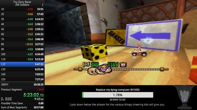 Toy Story Racer - 200 Soldier SINGLE SEGMENT FORMER WR Speedrun - 10:45:31 (FULL GAME WALKTHROUGH!) смотреть онлайн