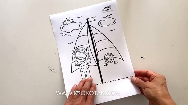 BOAT Colouring Pages