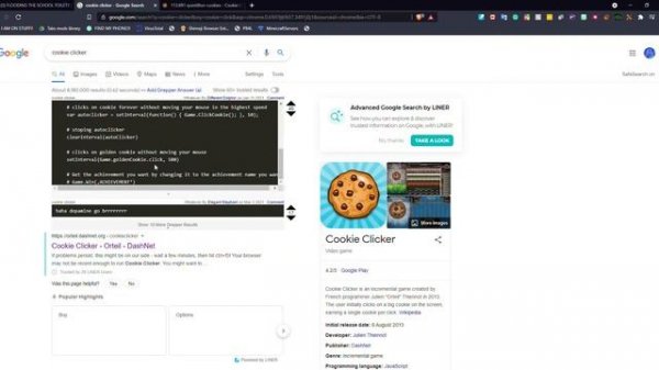 How TO GET INFINITY COOKIES in cookie clicker