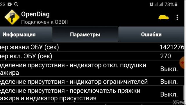 Диагностика автомобиля. OpenDiag открываем блоки.