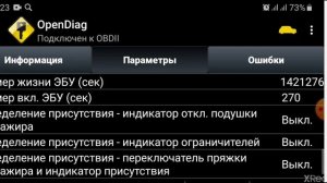 Диагностика автомобиля. OpenDiag открываем блоки.