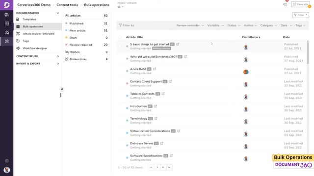 Easily manage your knowledge base content with Bulk Operation смотреть онлайн