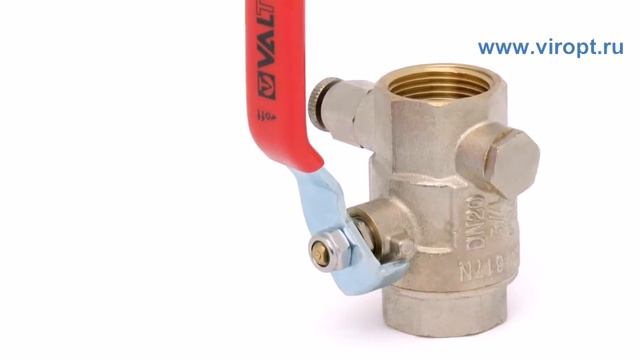 КРАН ШАРОВОЙ VALTEC VT.245.N.05 BASE 3/4 ДЮЙМА F-F С ВОЗДУХООТВОДЧИКОМ смотреть онлайн