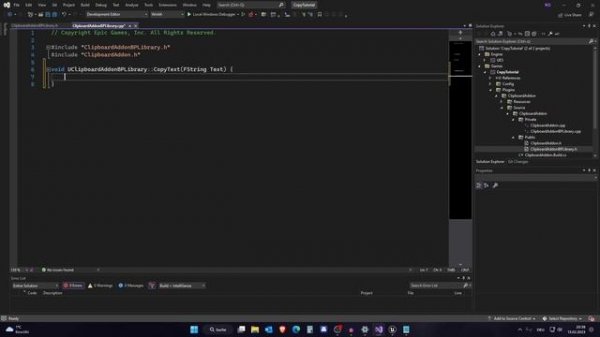 UE5 C++ Clipboard Copy & Paste Tutorial