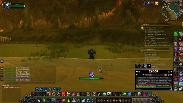 WOW | Q: Nat Pagle, Angler Extreme | PART 2 | (Misty Reed Mahi Mahi) BEST LOCATION Swamp of Sorrows смотреть онлайн