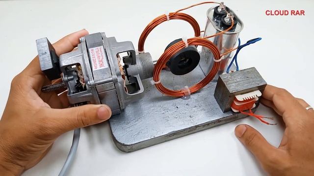 How to make free energy generator 220v AC use 2100v capacitor infinity coil to power your home смотреть онлайн