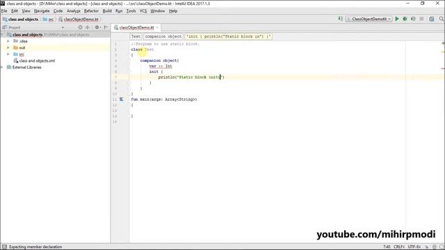 #128 Kotlin Tutorial | Static block. смотреть онлайн