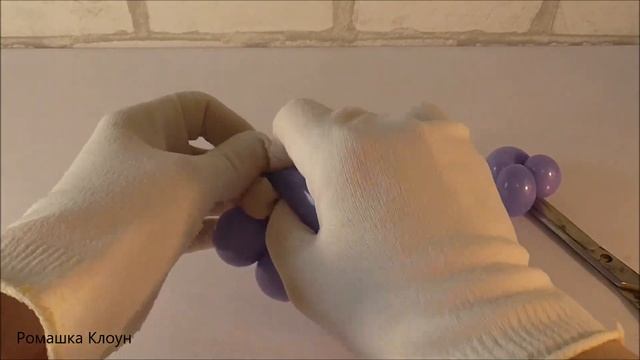 БУКЕТ СИРЕНИ цветы из воздушных шаров Balloon Lilac DIY TUTORIAL Flores con Globos globoflexia faci смотреть онлайн