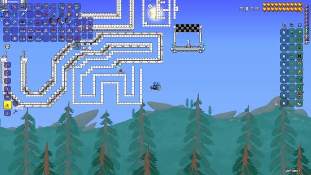 WORLD FIRST - Kwad Drone Race Track in Terraria 1.4.4. || Terraria Builds || смотреть онлайн