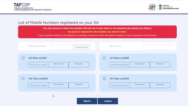 Apne Naam Par Kitne Sim Hai Kaise Check Kare - How Many Sim Card On My Aadhar Card | Tafcop Portal