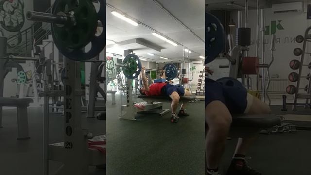 жим лёжа на брусок 10см 85*2 смотреть онлайн