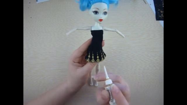 Как сделать платье и сапожки для Monster High смотреть онлайн