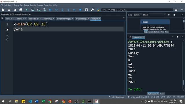 Built-in Math Functions in Python | Python Tutorials for Absolute Beginners in Hindi #79 смотреть онлайн