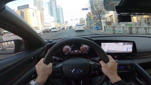 2020 Hyundai Avante 1.6L Turbo N-line, POV Drive / 아반떼 N라인 1인칭 주행