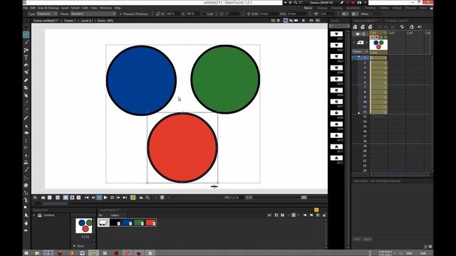 Всё про векторную автофазовку в OpenToonz Урок 2 смотреть онлайн