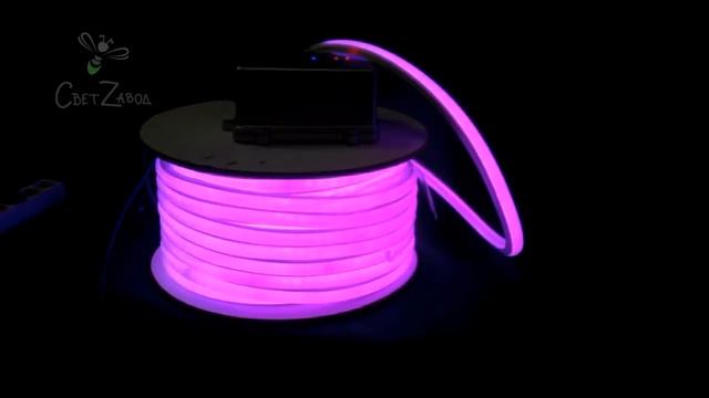 Гибкий светодиодный неон RGB с контроллером SRC-181-240V смотреть онлайн