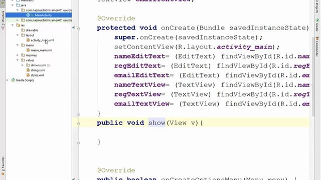 3. Android Apps Development by BASIS (userDefined class in Java) смотреть онлайн
