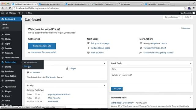 Elegant Theme Monday - How to Configure Portfolio and Testimonial Section | WordPress Tutorial смотреть онлайн