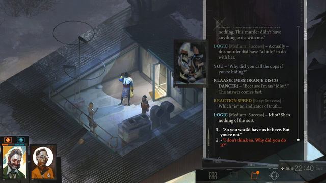 Klaasje burns her fingers - Let's Play Disco Elysium #62 смотреть онлайн
