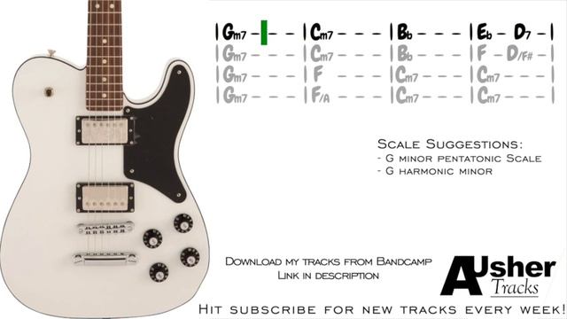 Big Dynamic Ballad in G minor | Guitar Backing Track смотреть онлайн