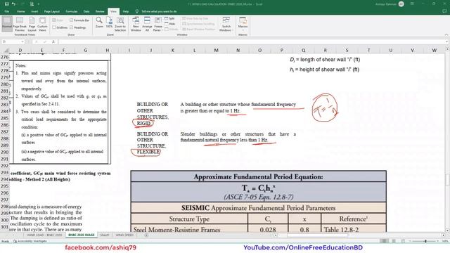 Rigid building vs flexible building || BNBC 2020 || ACI 318-08 || ASCE 7-05 смотреть онлайн