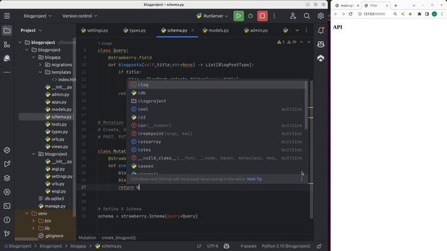 Django GraphQL API with Strawberry смотреть онлайн