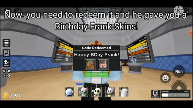 HOW TO GET Birthday Frank Skins in CODES! Tower Heroes (ROBLOX) смотреть онлайн