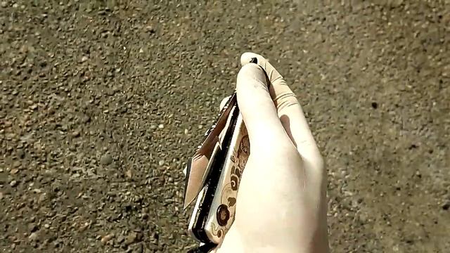 Выглуливаю кота("Оябуна") на солнышке (может видео от этого лучше станет:( ) смотреть онлайн