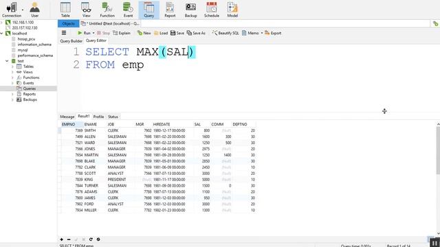 How to use Min and Max with Navicat | MySQL смотреть онлайн