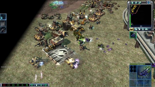 CNC 3 Kane's Wrath GDI vs Brutal AI - Rusher (Scrin) смотреть онлайн