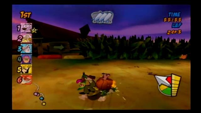 Cartoon Network Racing - Courage Race [PS2] смотреть онлайн