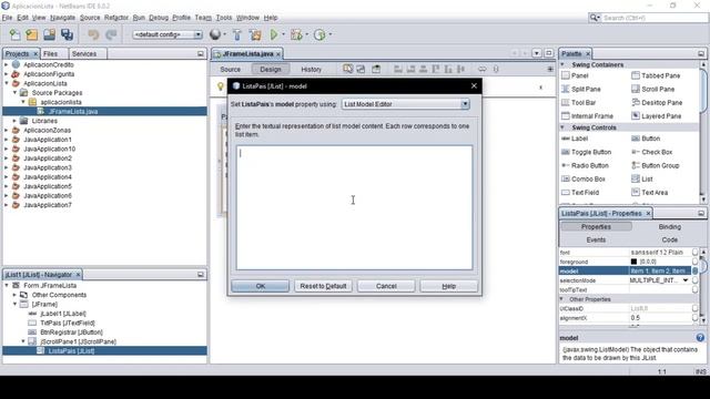 Agregando Items a un JList en Java Netbeans смотреть онлайн