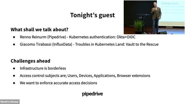 Pipedrive Talks (Tallinn): Introduction to secret management - Jesse Wojtkowiak смотреть онлайн