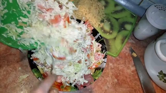 Салат " Пекин ". Вкусно и быстро. смотреть онлайн