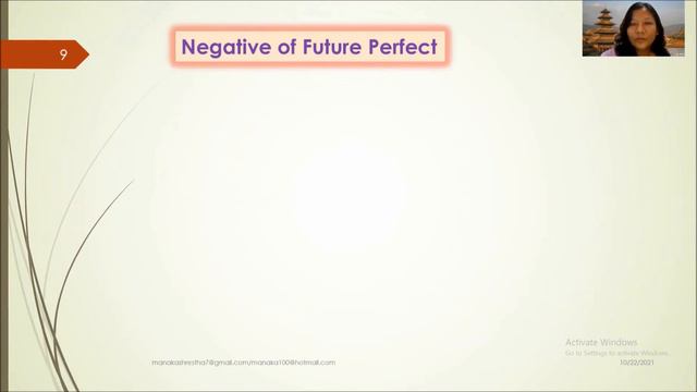 The future Perfect Tense. Learn English with Manaka Shrestha. смотреть онлайн