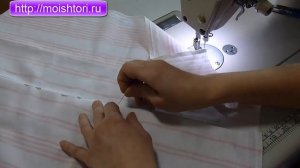 Как вшить молнию в пододеяльник