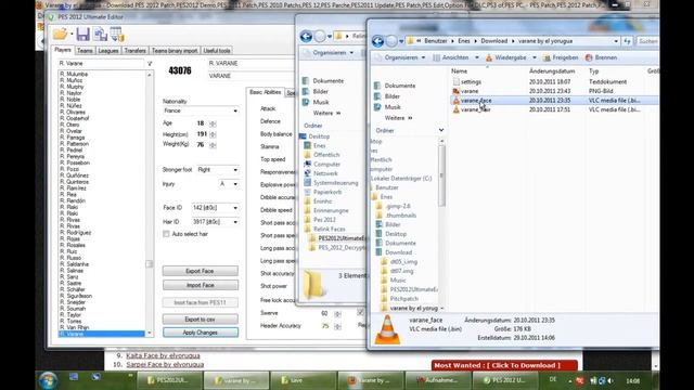 PES 2012 Как вставить лицо в PES 2012 смотреть онлайн