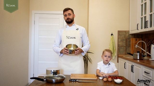 Готовим детям и вместе с детьми с iCook: Хрустящий картофельный омлет смотреть онлайн