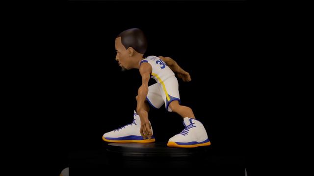 ICONai Small-Stars NBA Stephen Curry 11" Smart Collectible Figure 2017-18 Association Edition White смотреть онлайн