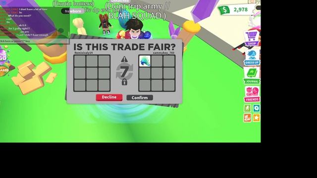 Roblox Cross Trade Proof #2 part 1 (adopt me) смотреть онлайн