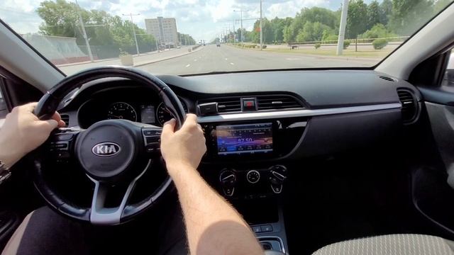 2019 Kia Rio X-line - POV city driving смотреть онлайн