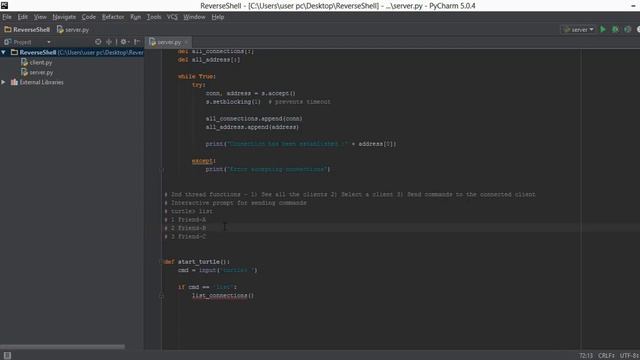 Python Network Programming 12 - Custom Interactive Shell ( Socket Programming ) смотреть онлайн