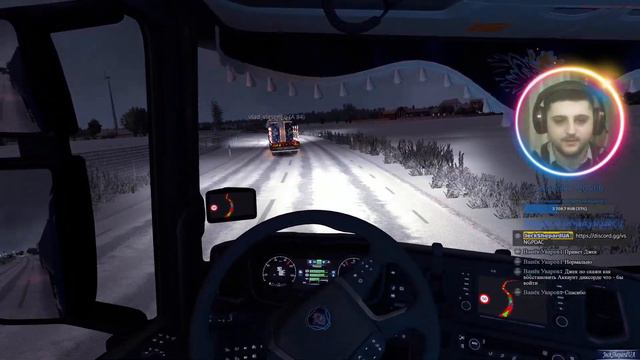 🔴 TruckersMP ETS 2 Везём подарки и молоко детям с vladOS #63 25.12.2020 смотреть онлайн