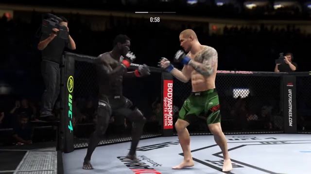 ДЖАРЕД КАННОНЬЕ VS МАРВИН ВЕТТОРИ UFC 4 CPU VS CPU смотреть онлайн